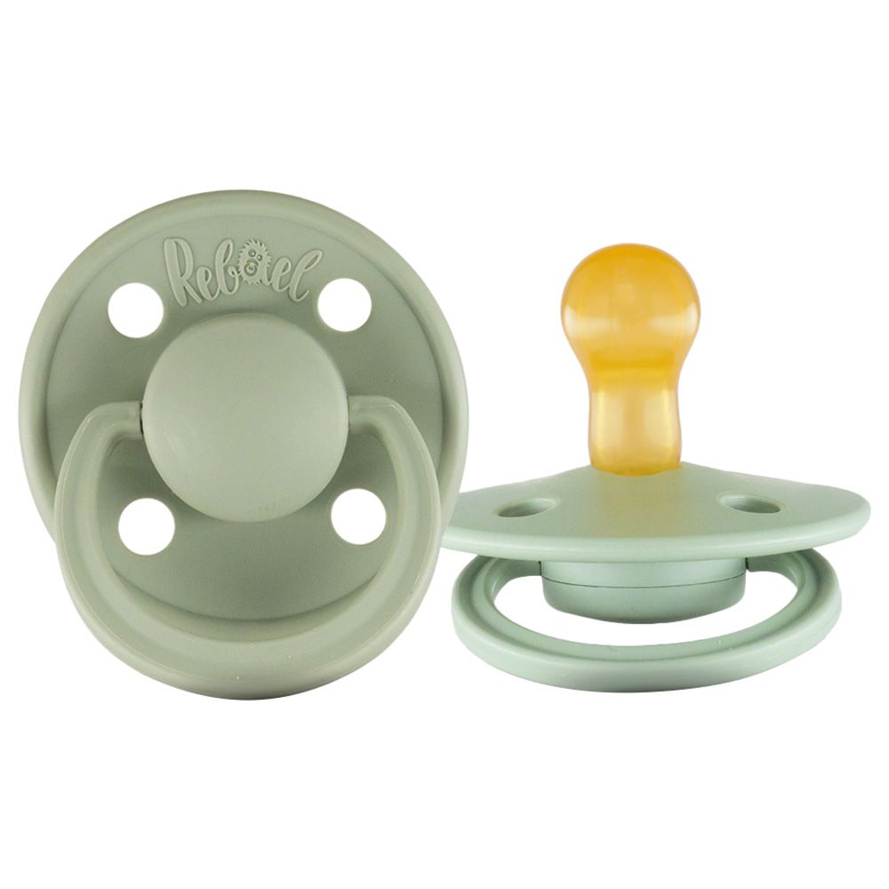 Rebael - Mono Round Pacifier S1 0-6M - Laurel