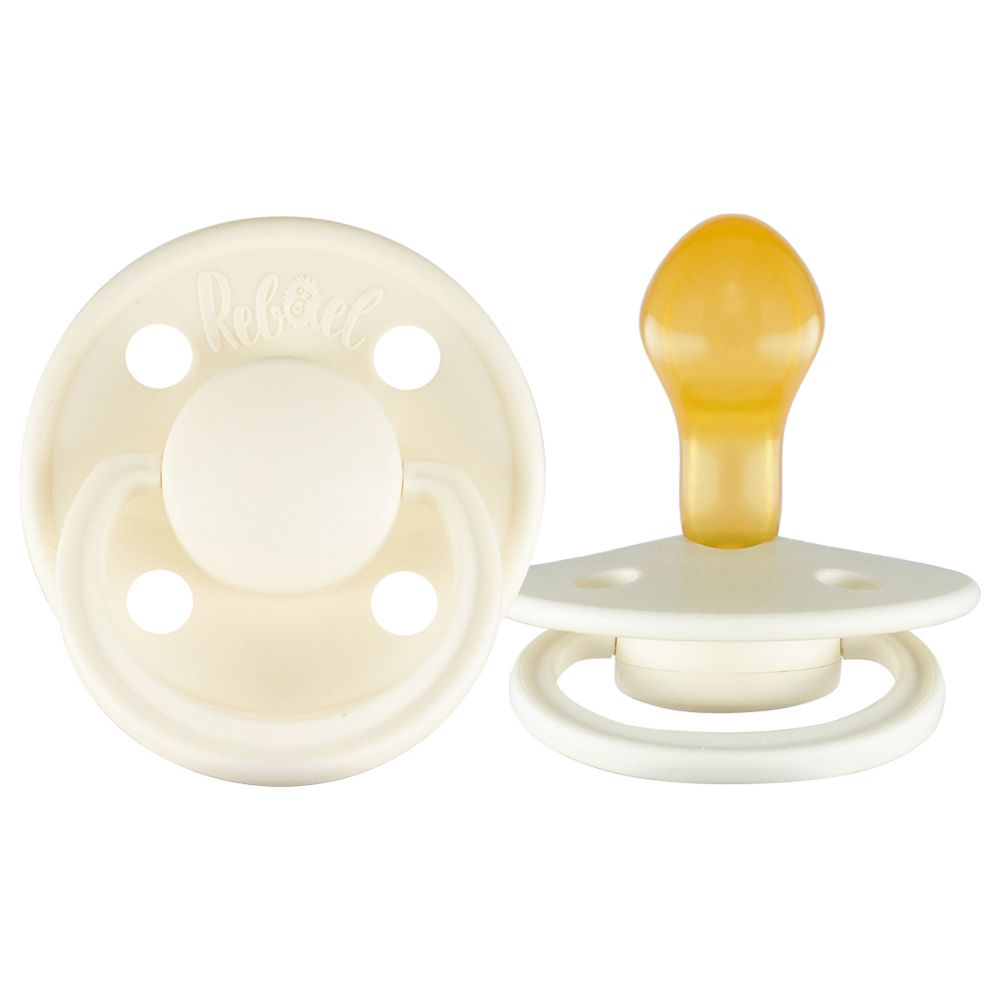 Rebael - Mono Round Pacifier S2 6M+ - Champagne