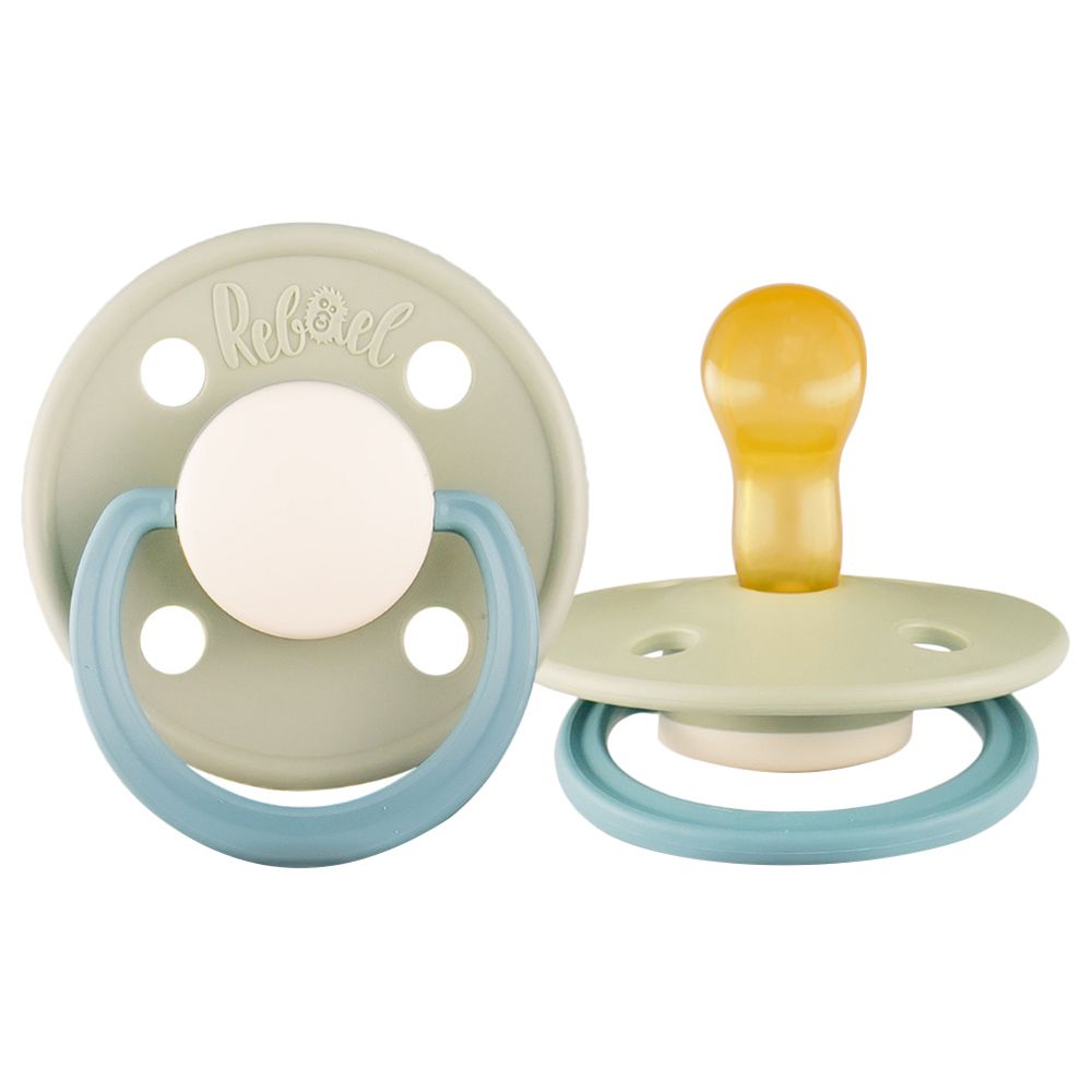 Rebael - Fashion Round Pacifier S1 0-6M - Cloudy Pearly Snake