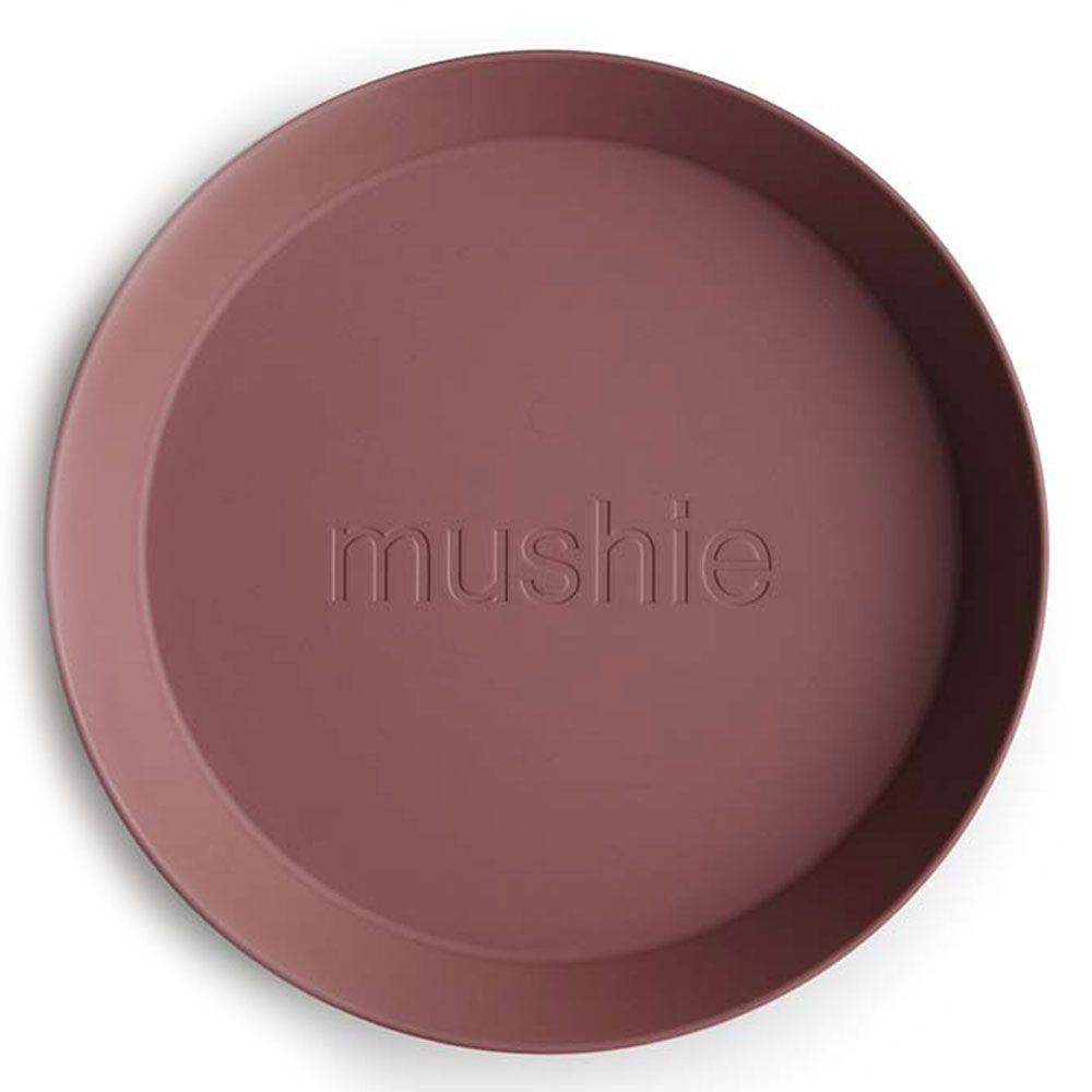 Mushie - Dinner Plate Round - Woodchuck