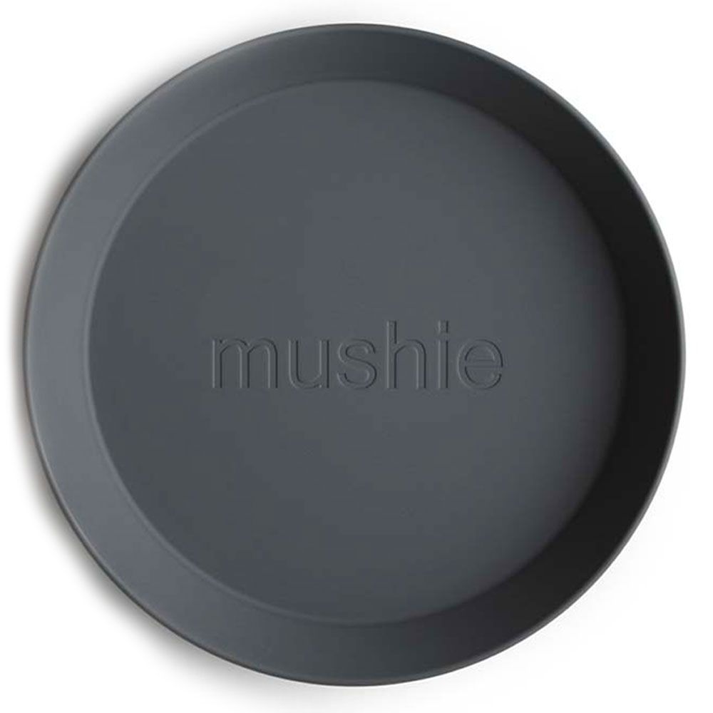 Mushie - Dinner Plate Round - Smoke