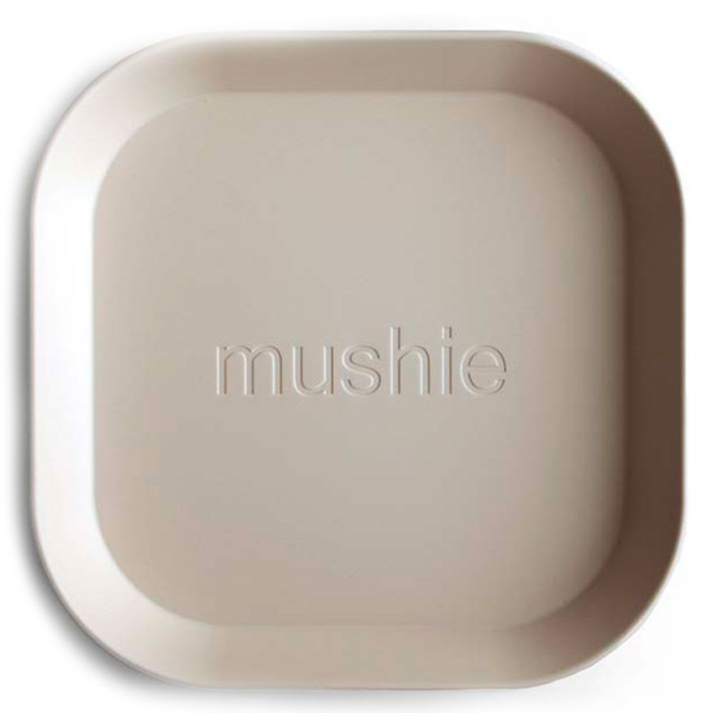 Mushie - Dinner Plate Square - Ivory