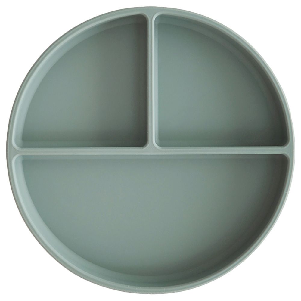 Mushie - Silicone Plate - Cambridge Blue