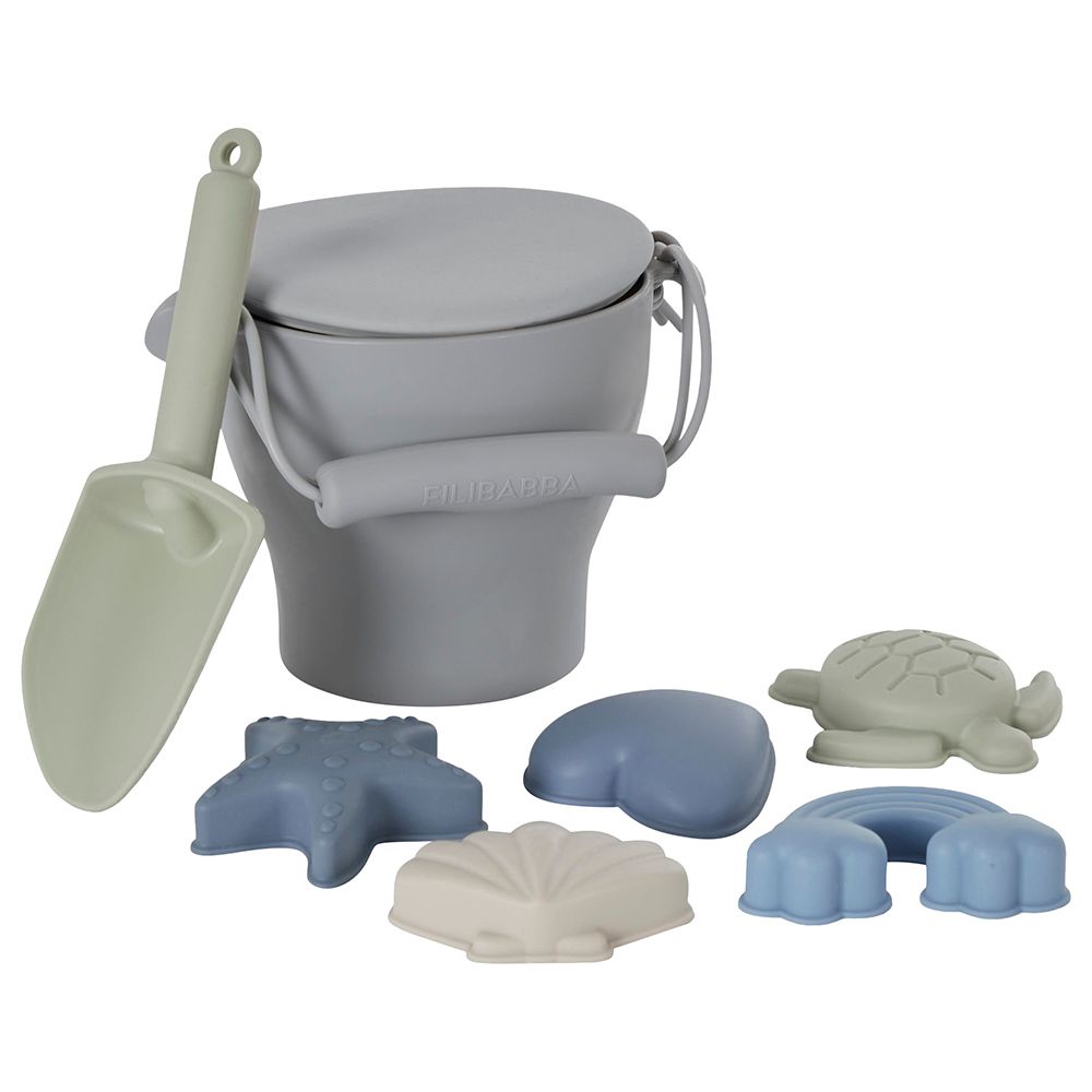 Filibabba - Silicone Beach Set - Blue