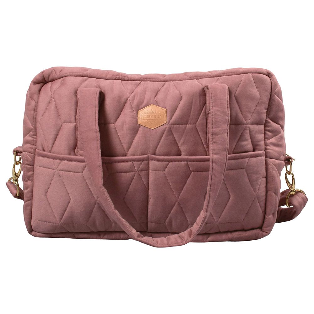 Filibabba - Soft Quilt Mommy Bag - Wild Rose