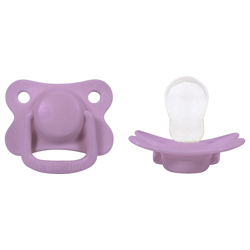 Filibabba - Pacifiers - Pack of 2 - Light Lavender