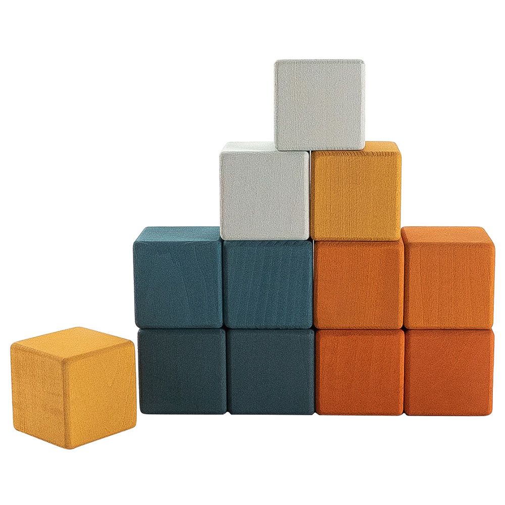 Sabo Concept - Wooden Blocks Mini Set 12pcs - Lagoon