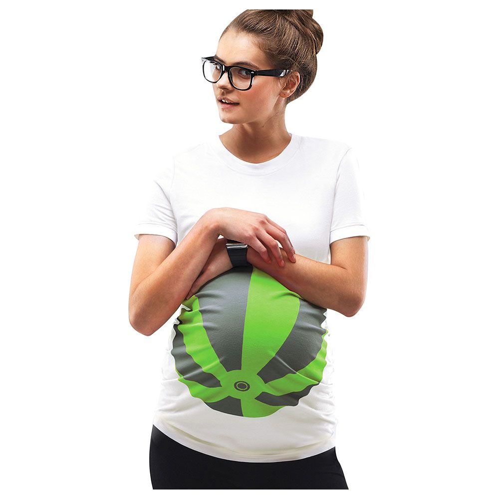 Mamagama - Green Beachball Maternity T-shirt