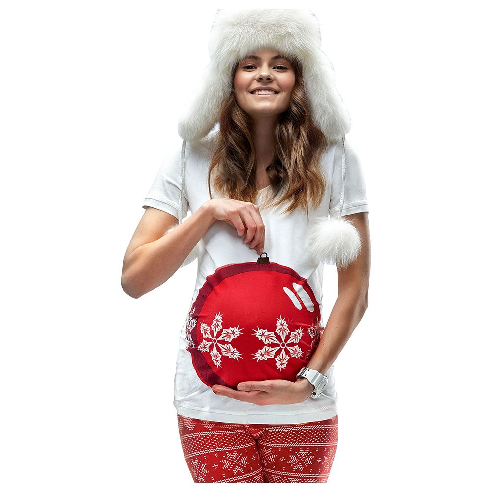 Mamagama - My Bauble Bump Maternity Christmas T-Shirt