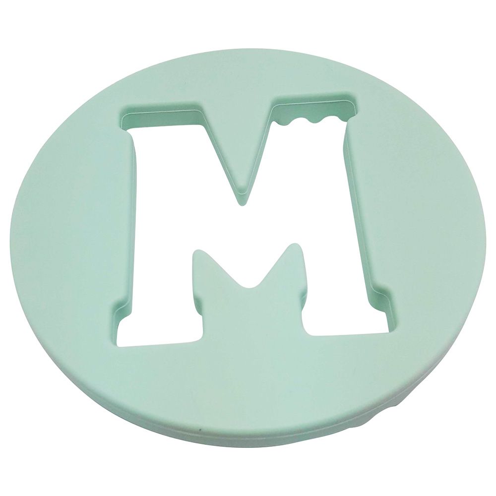 One.Chew.Three - Alphabet Chews Silicone Teething M - Mint