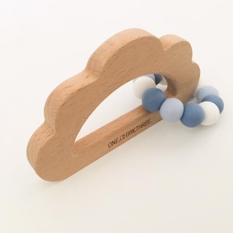 One.Chew.Three - Cloud Teether - Sky Blue