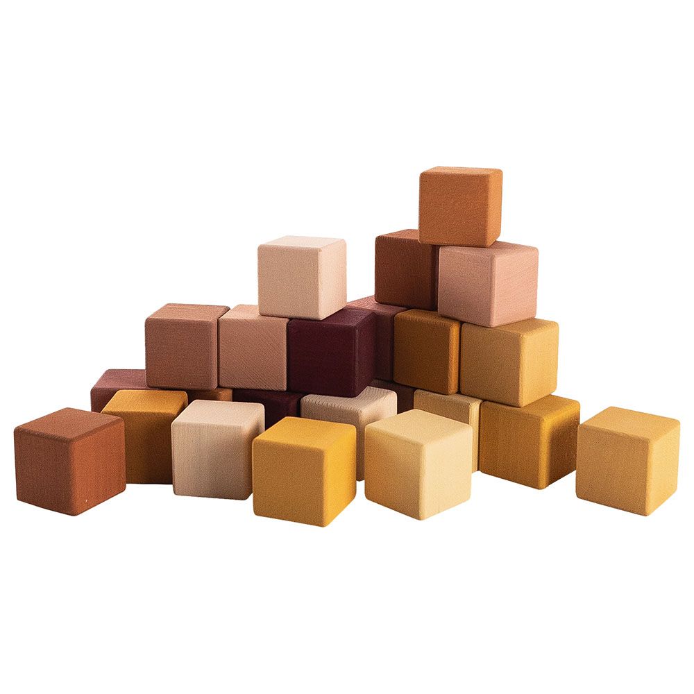 Sabo Concept - Wooden Blocks Set 24pcs - Marsala