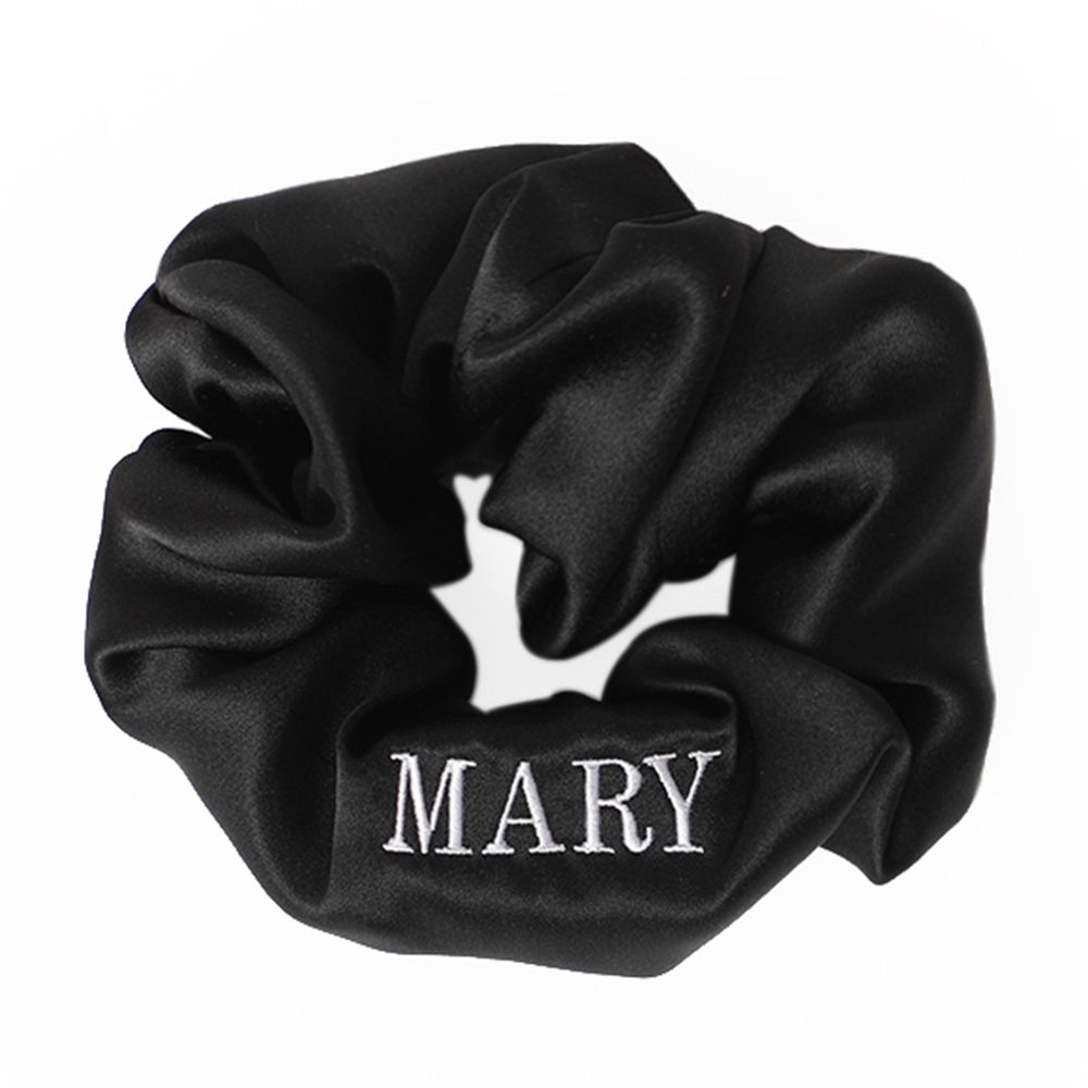 The Lumiere Co - Custom Silk Scrunchie - Black