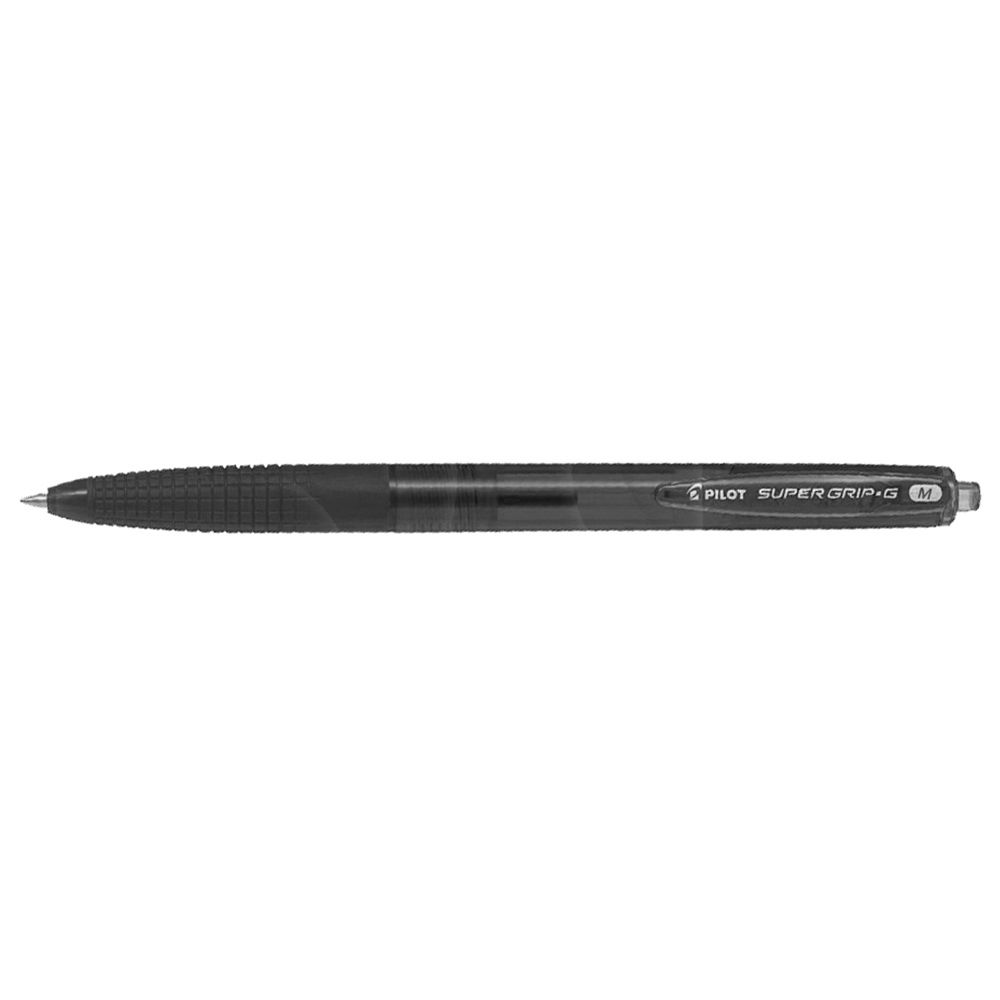 Pilot - Supergrip G Rect Ball Pen Med - Black