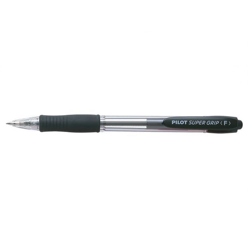 Pilot - Super Grip Fine Retractable - Black