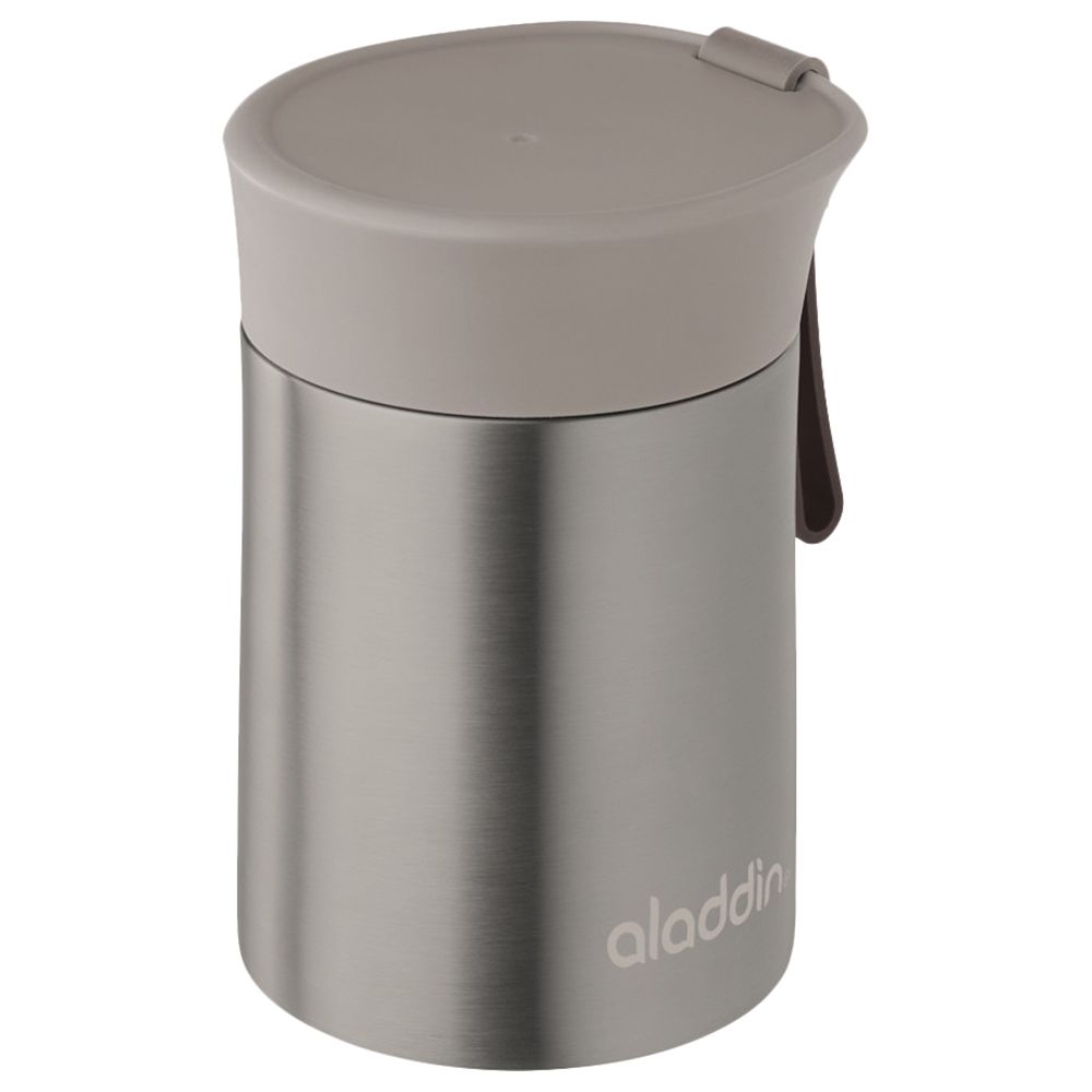 Aladdin - Food Jar Stainless Steel 0.4L Nature Earth - Grey