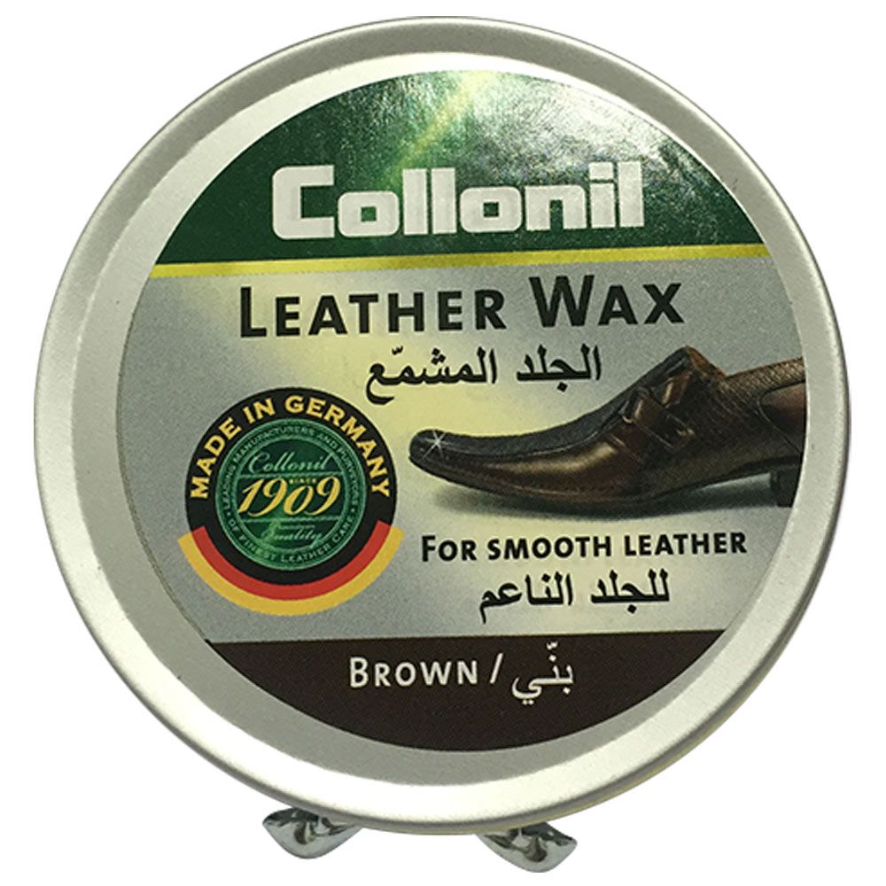 Collonil - Leather Wax Tin 50ml - Brown