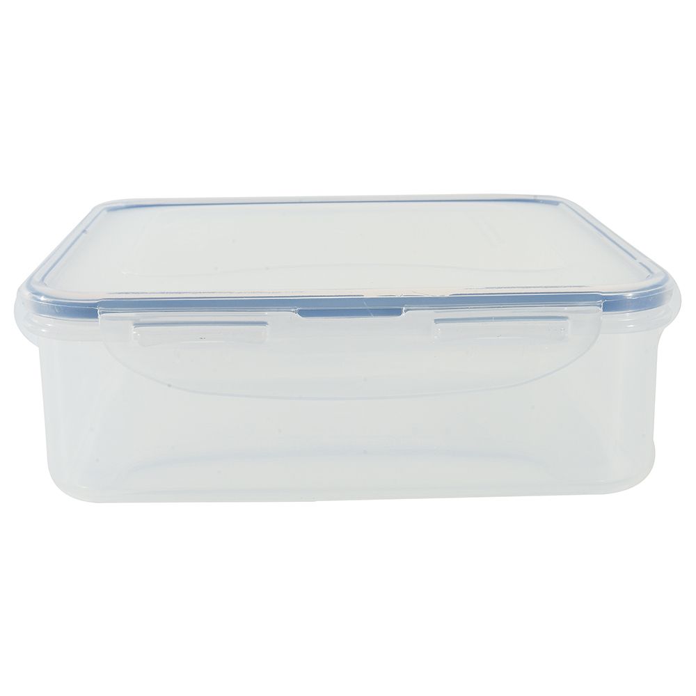 LocknLock - Square Food Container w/ Tray - 1.6L - Clear