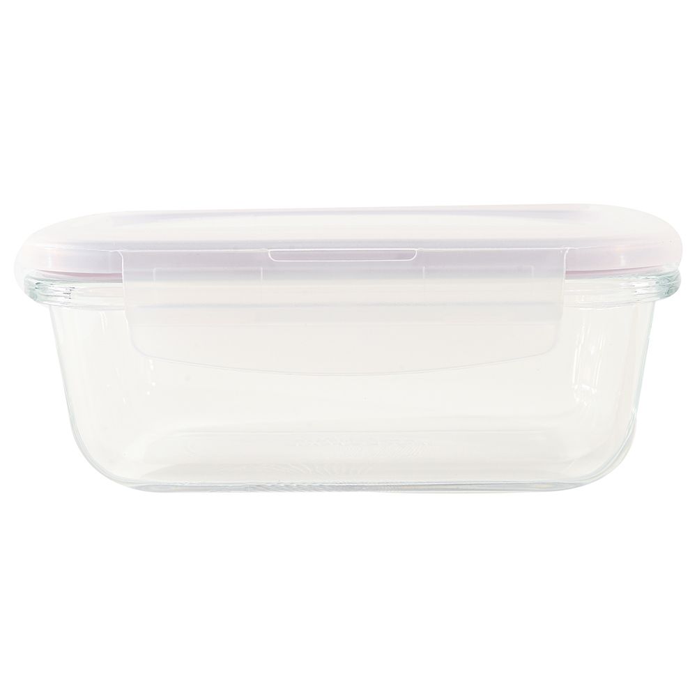 LocknLock - Oven Glass Rectangle w/ Lid - 380ml - Clear