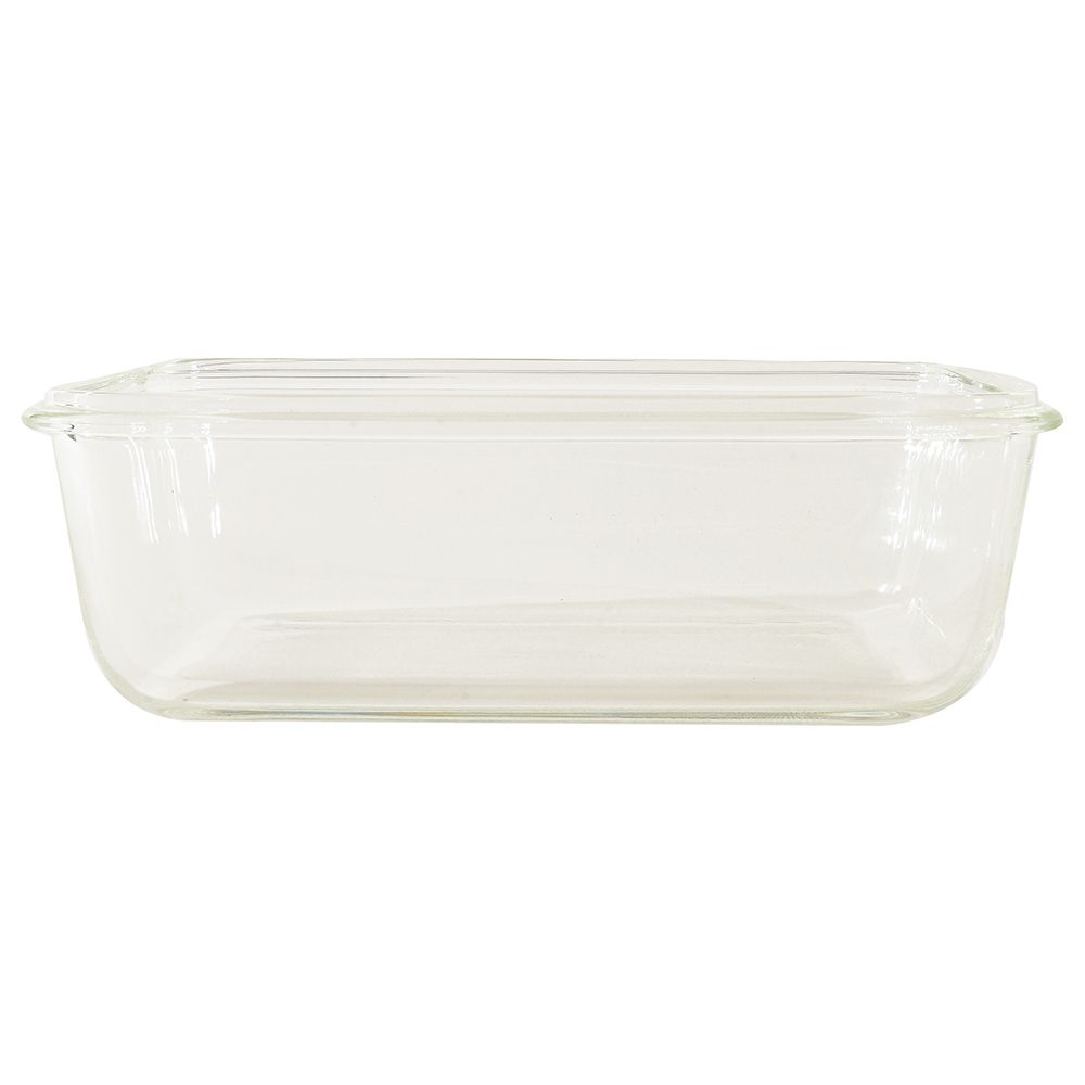 LocknLock - Oven Glass Rectangle w/ Lid - 1.35L - Clear