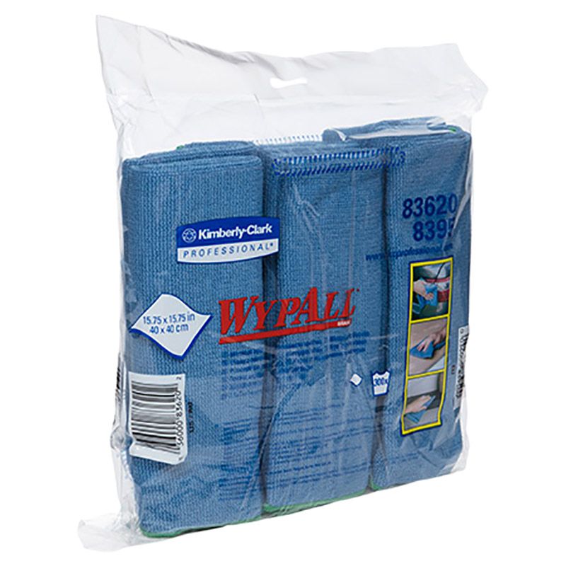 Wypall - Microfiber Cloth Blue - 6pcs