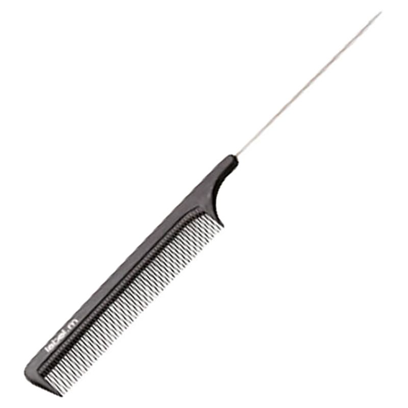 Label M - Metal End Tail Comb - Black