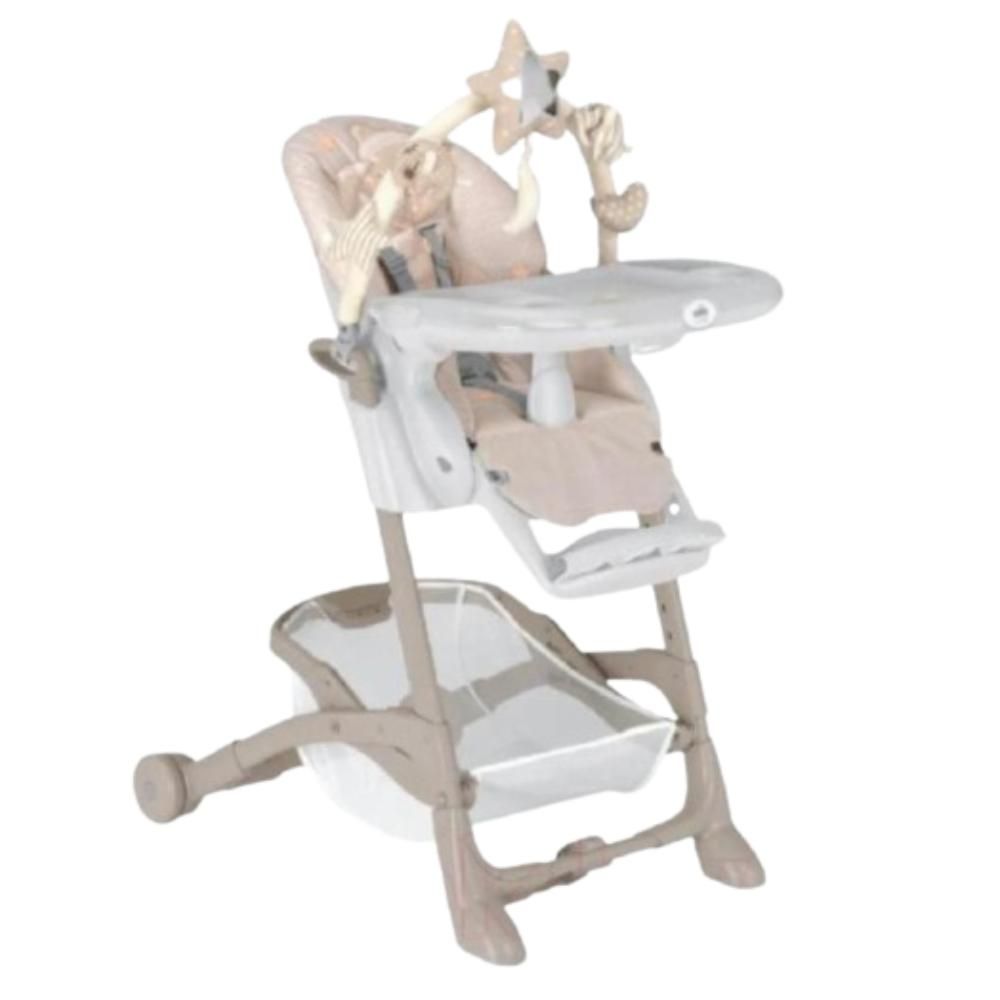 Cam - Istante High Chair With Toy Bar - Beige