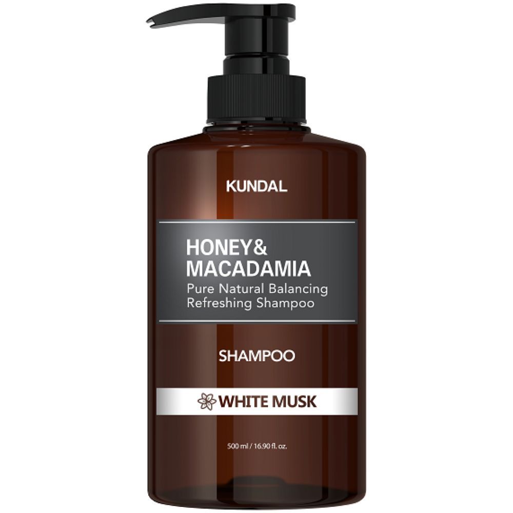 Kundal - Honey & Macadamia Pure Natural Balancing Refreshing Shampoo White Musk 500ml