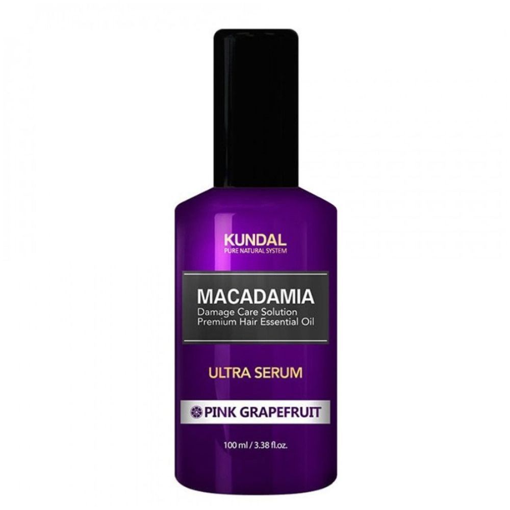 Kundal - Macadamia Damage Care Solution Premium Hair Essential Oil Ultra Serum Pink Grapefruit 100ml