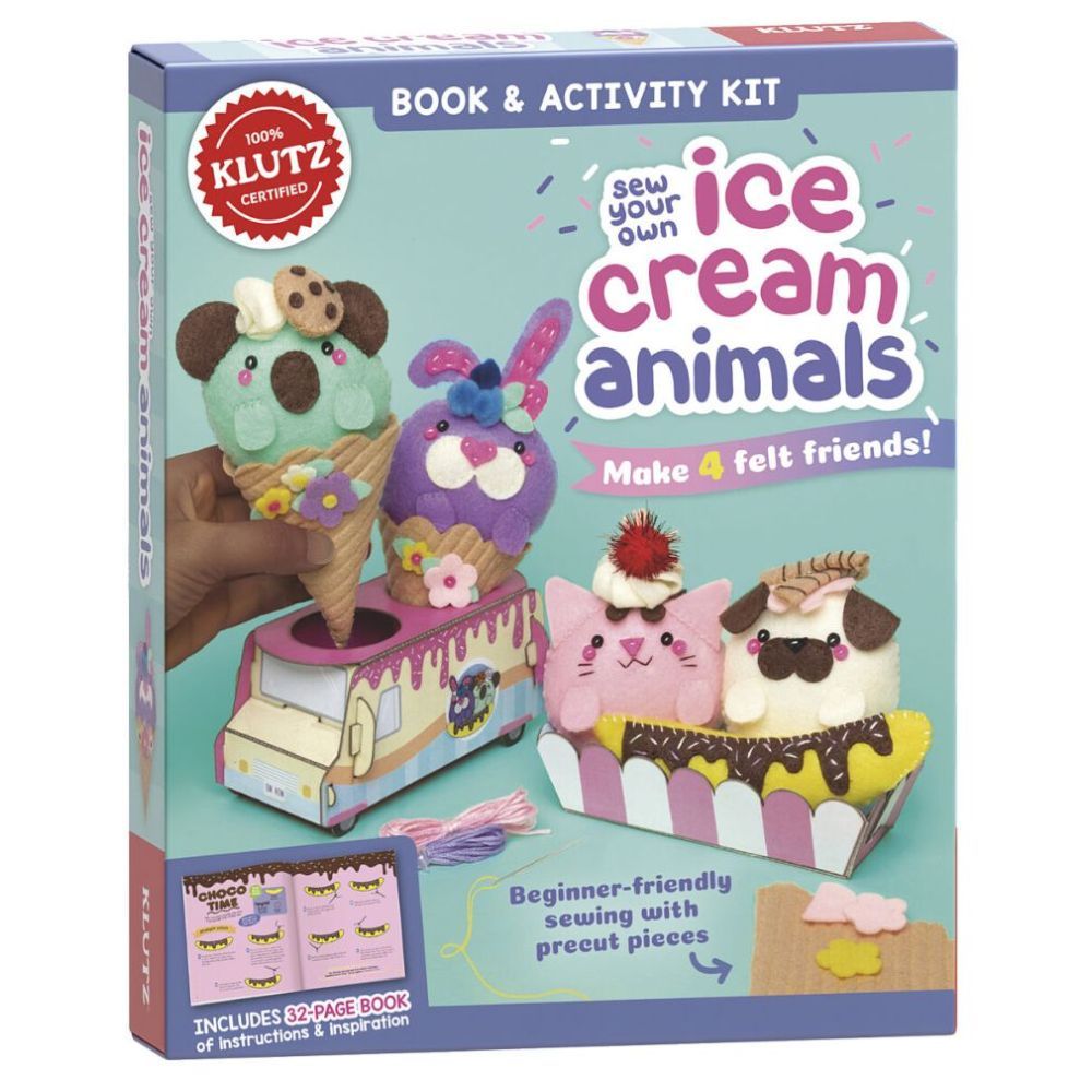 Sew Your Own Ice Cream Animals