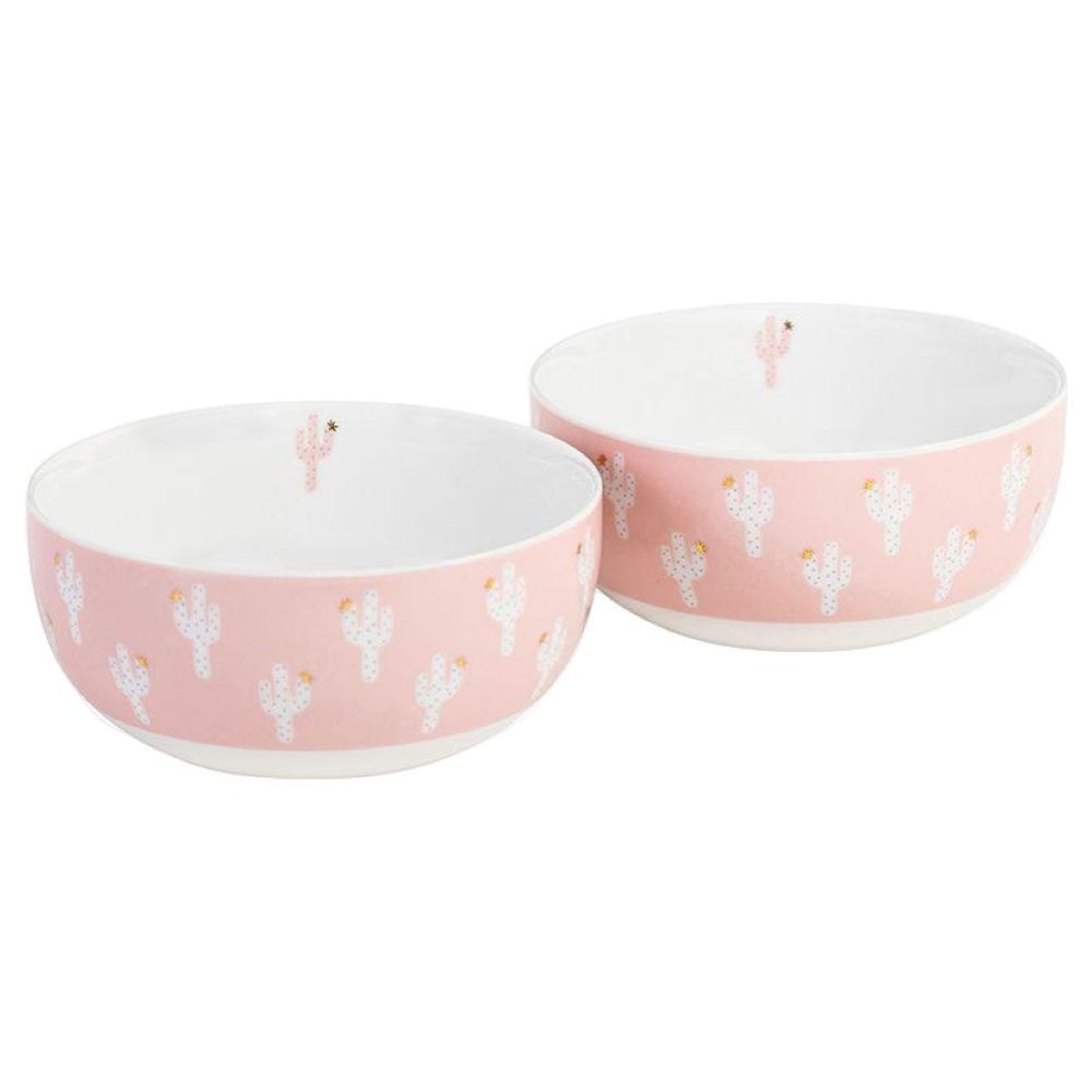 Silsal - Set Of 2 Cacti Cereal Bowls