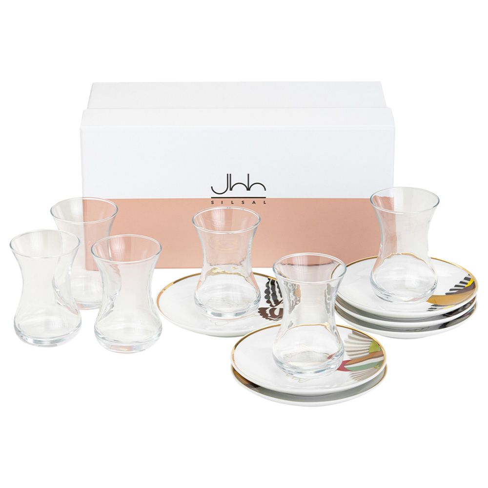 Silsal - Set of 6 Sarb Teacups