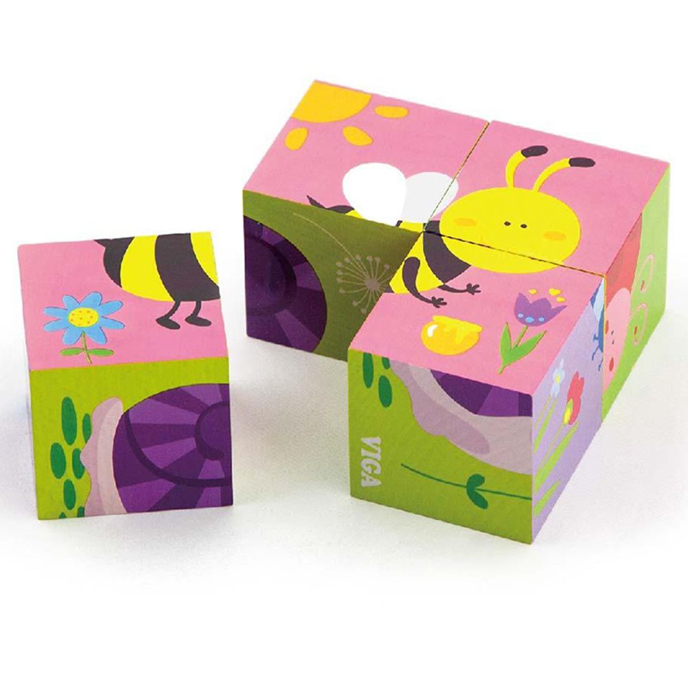 Viga - 6 Side Cube Insect Puzzle