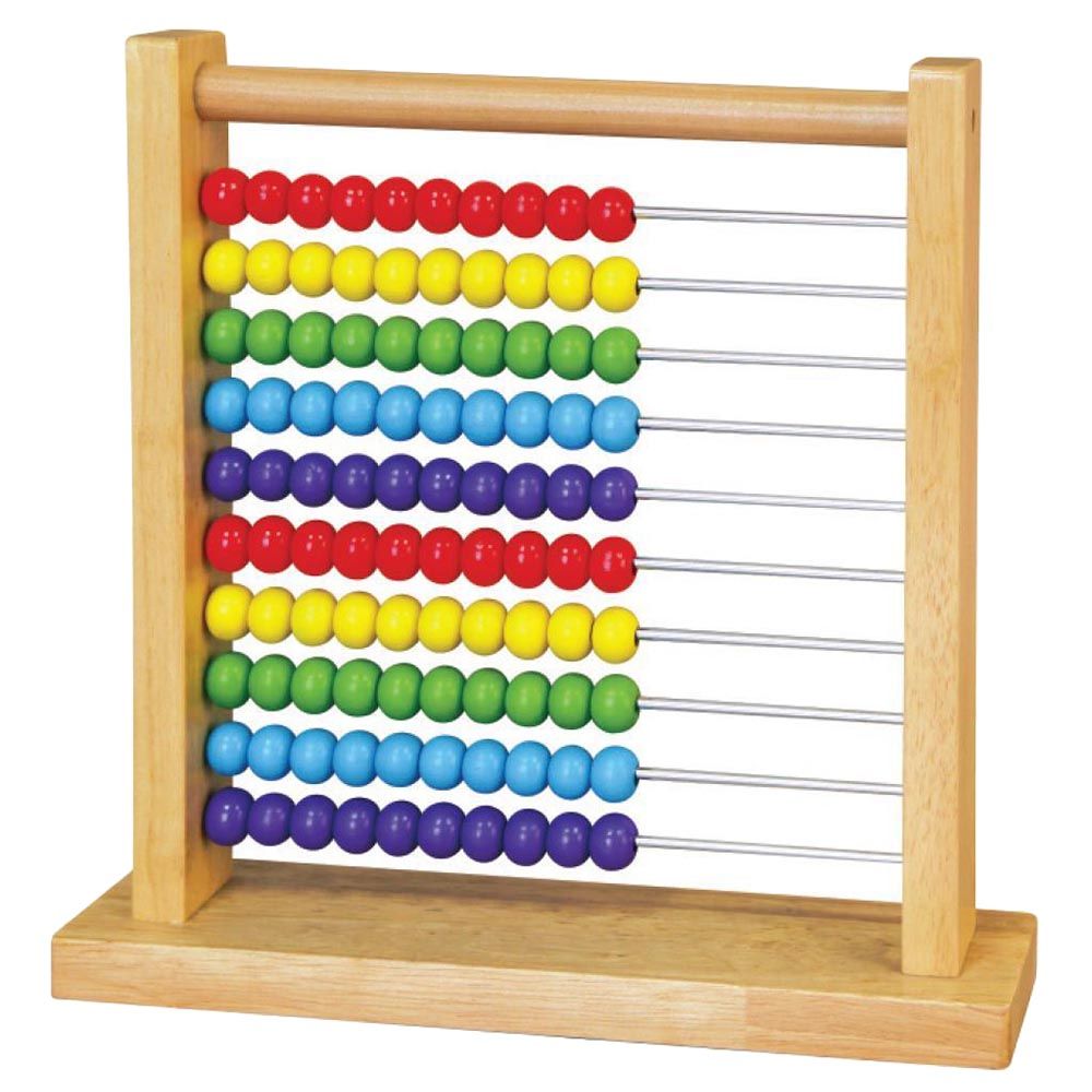 Viga - Wooden Abacus With Metal Bars