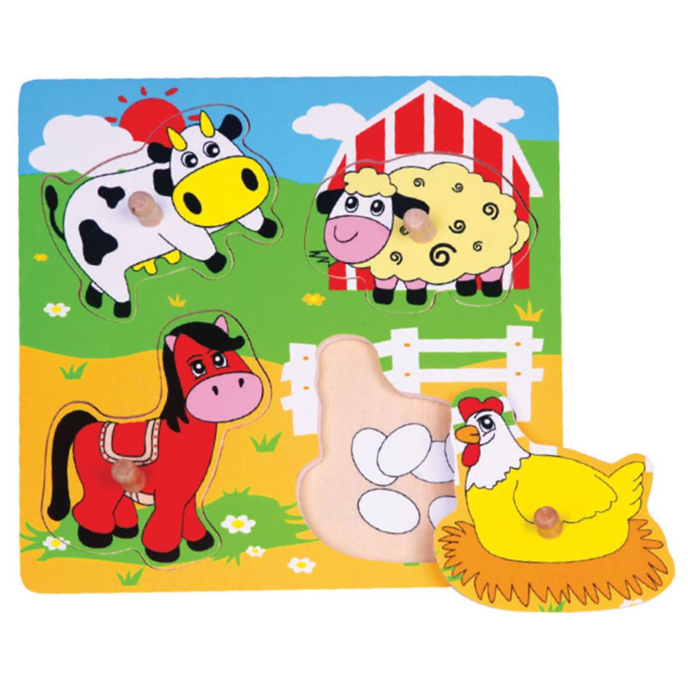 Viga - What's Inside Farm Animals Puzzle