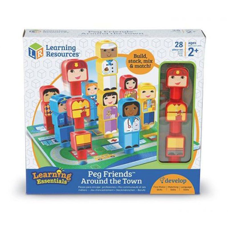 Learning Resources - Peg Friends Around the Town