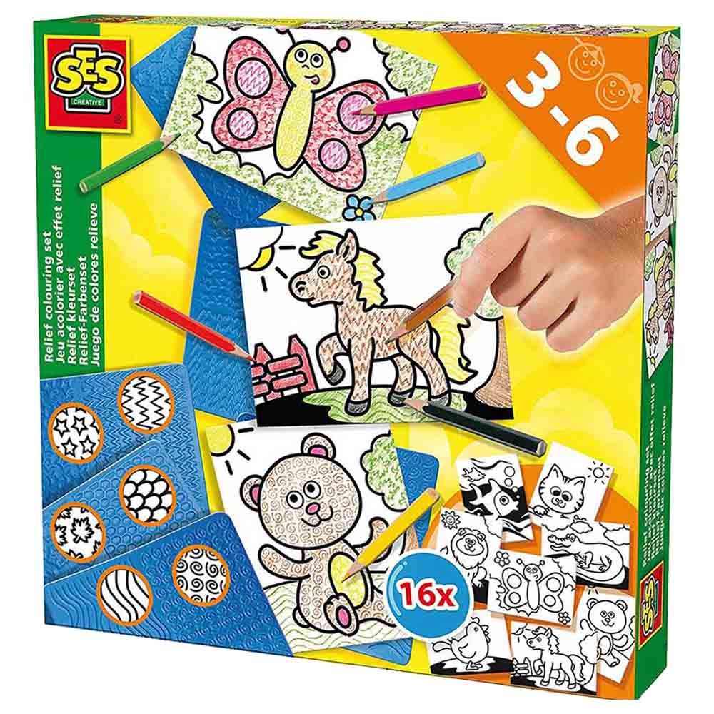 Ses creative - Relief Colouring Set