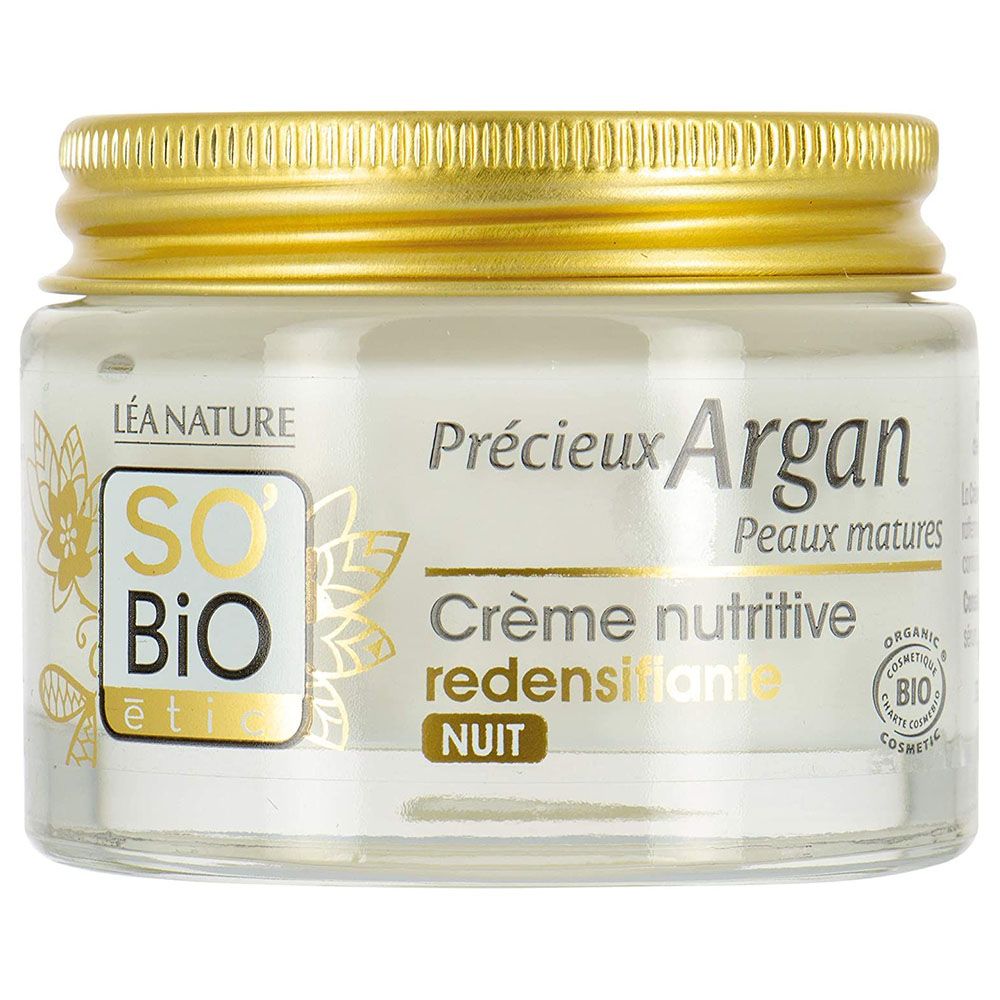 So Bio - Argan Oil Redensifying Nourishing Night Cream - 50 ml