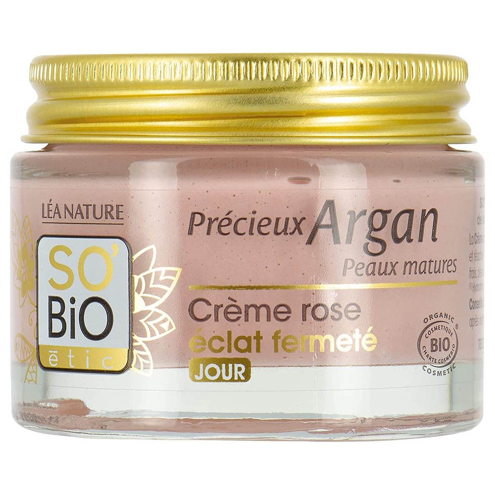 So Bio - Argan Oil Firming Radiance Rosy Day Cream - 50ml