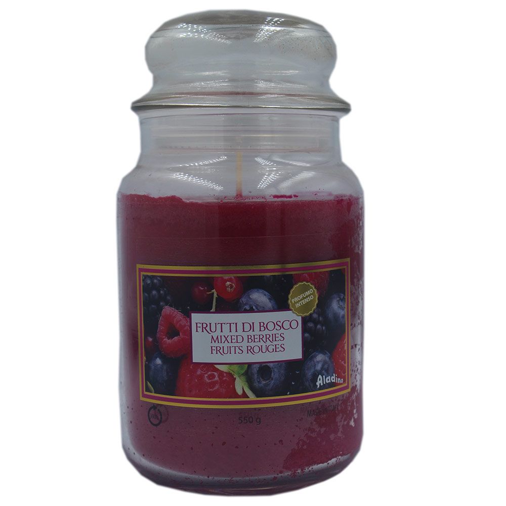 Aladino - Scented Candle Jar 100 Hours - Berries