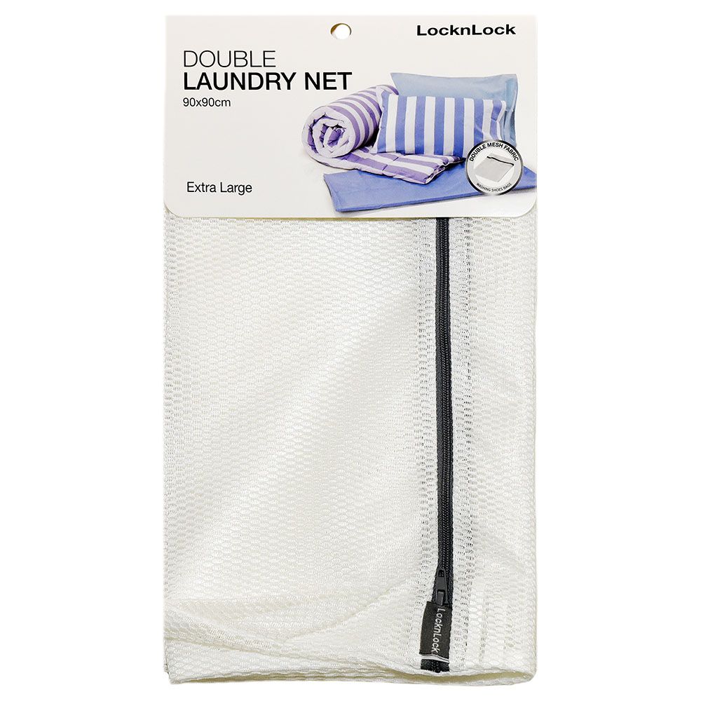 LOCK&LOCK - Double Laundry Net - Extra Large - White