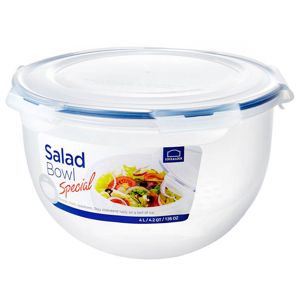 LOCK&LOCK - Salad Bowl With Inbowl 4L