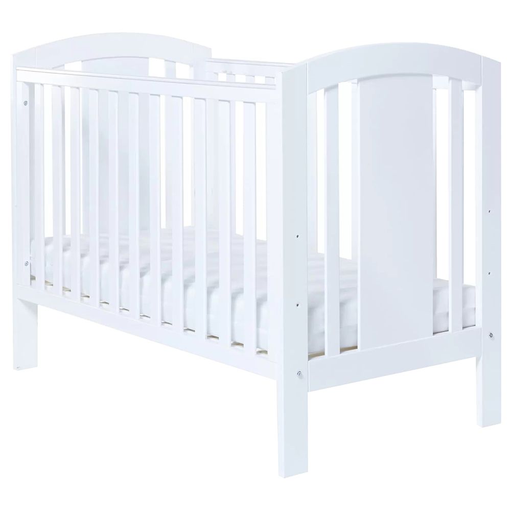 Baby Elegance - Laba Wooden Cot - White