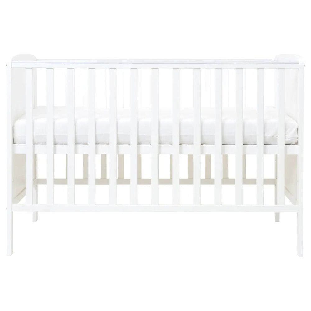 Baby Elegance - Elle Wooden Cot - White