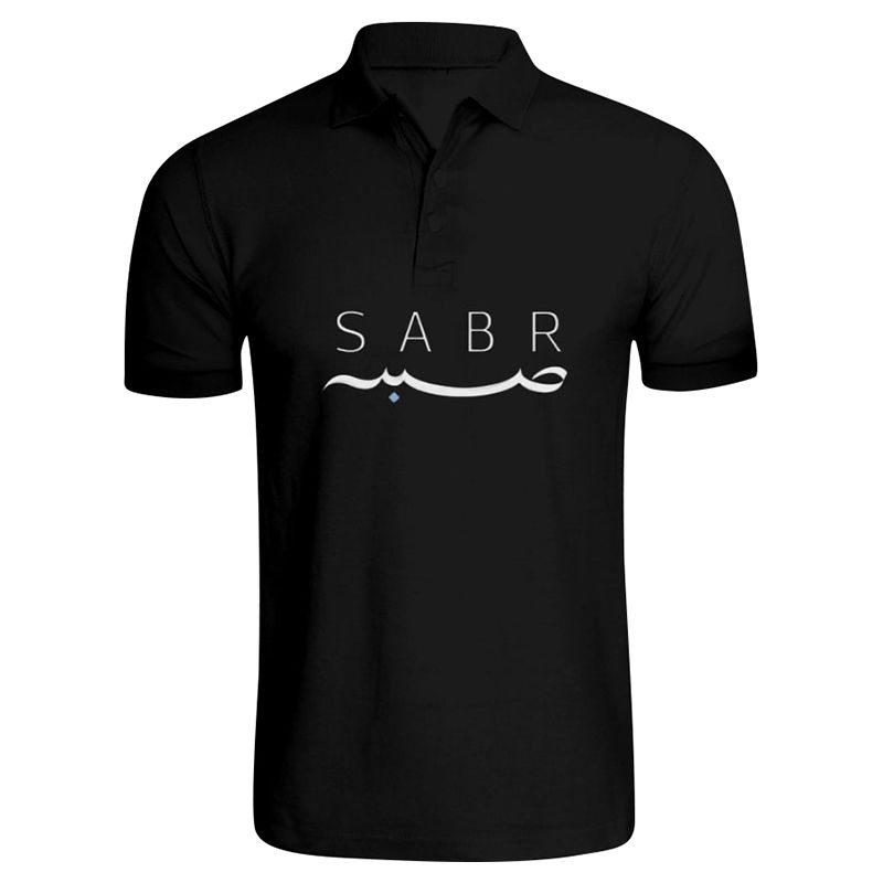 BYFT - Sabr Printed Cotton Polo T-Shirt - Black