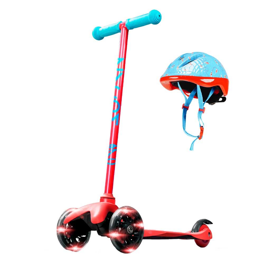 Madd Gear - Zycom Zipper Scooter W/ Helmet - Red/Black/Blue