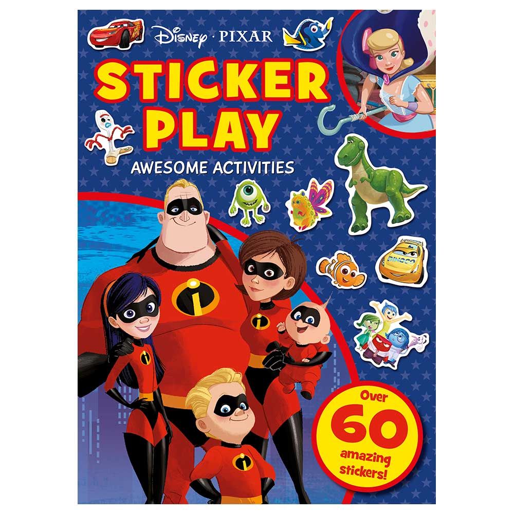 Disney Pixar Awesome Activities Play Sticker 60pcs