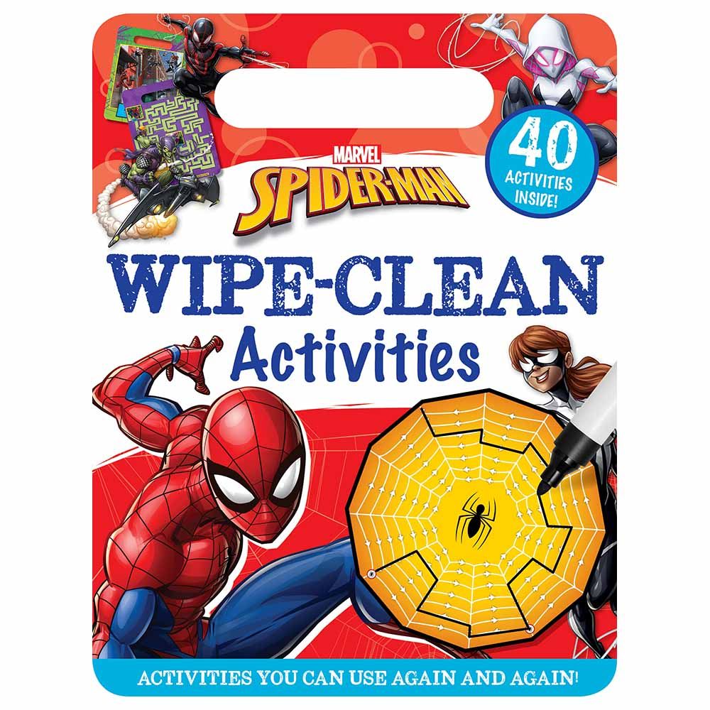 Marvel Spider-Man: Wipe-Clean Activity Book