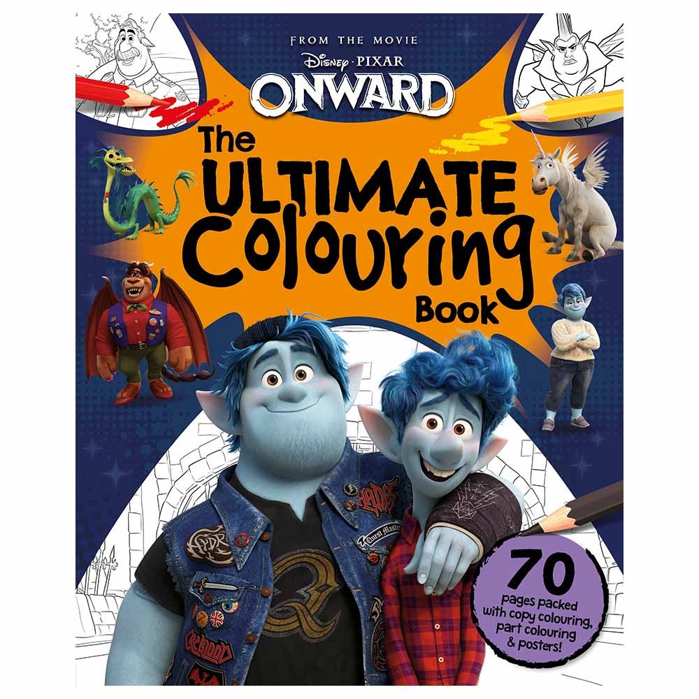 Disney Pixar Onward: The Ultimate Colouring Book