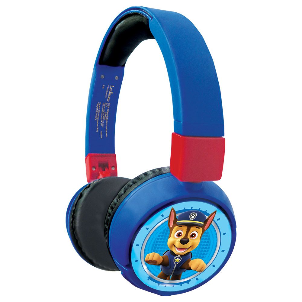 Lexibook - Paw Patrol 2-in-1 Bluetooth & Wired Foldable Headphone